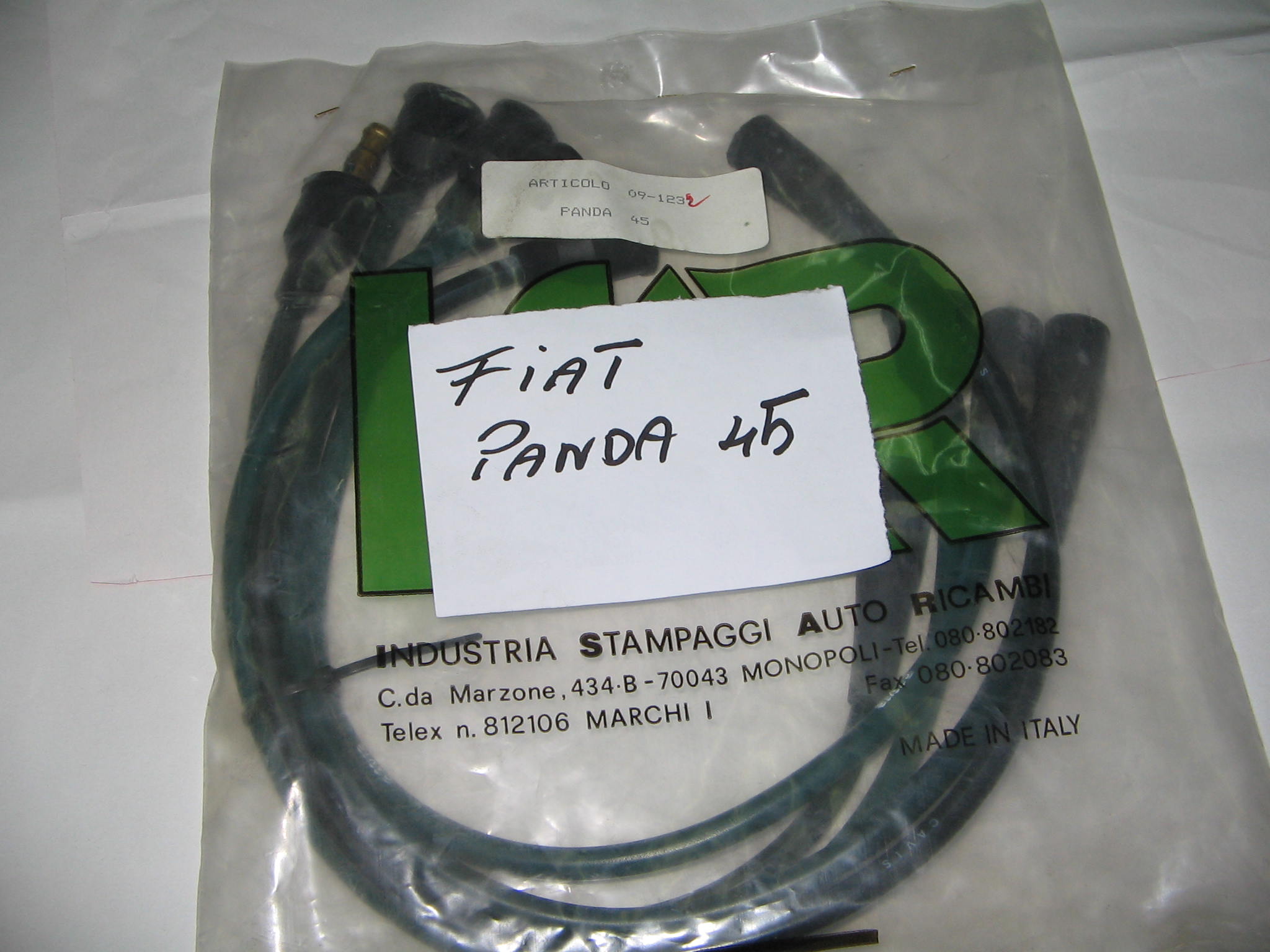 CAVI CANDELA  FIAT PANDA 45  ART 1082